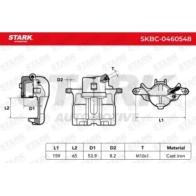 Zacisk Hamulcowy Stark SKBC-0460548 SKBC-0460548 - foto 7