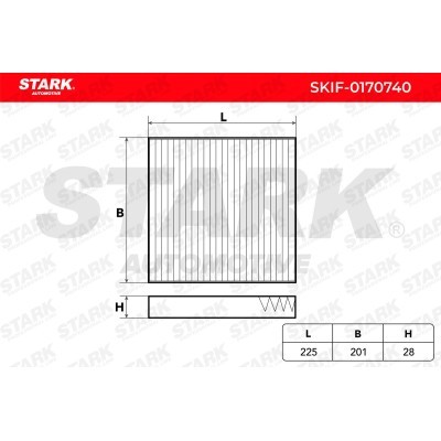 Filtr Kabinowy Stark SKIF-0170740 SKIF-0170740 - foto 2