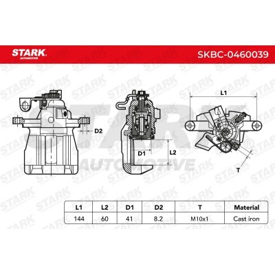Zacisk Hamulcowy Stark SKBC-0460039 SKBC-0460039 - foto 4