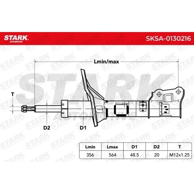 Amortyzator Stark SKSA-0130216 SKSA-0130216 - foto 3