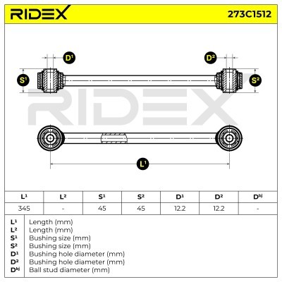 Wahacz RIDEX 273C1512 273C1512 - foto 5