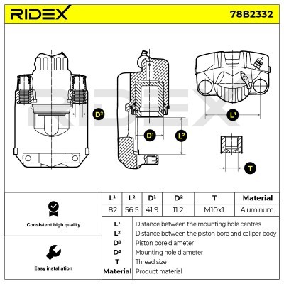 Zacisk Hamulcowy RIDEX 78B2332 78B2332 - foto 7