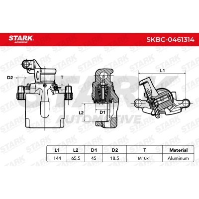 Zacisk Hamulcowy Stark SKBC-0461314 SKBC-0461314 - foto 5