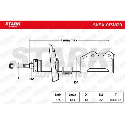 Amortyzator Stark SKSA-0131829 SKSA-0131829 - foto 5