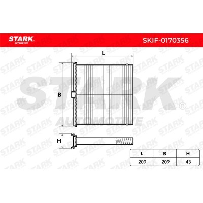 Filtr Kabinowy Stark SKIF-0170356 SKIF-0170356 - foto 6