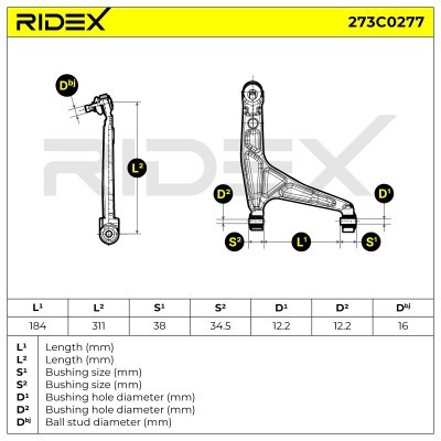 Wahacz RIDEX 273C0277 273C0277 - foto 3