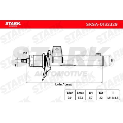 Amortyzator Stark SKSA-0132329 SKSA-0132329 - foto 4