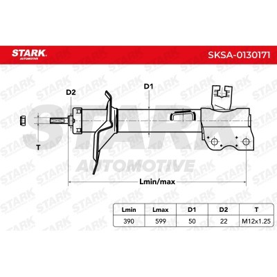 Amortyzator Stark SKSA-0130171 SKSA-0130171 - foto 3