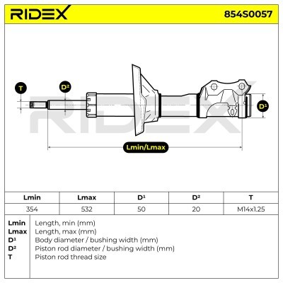 Amortyzator RIDEX 854S0057 854S0057 - foto 10