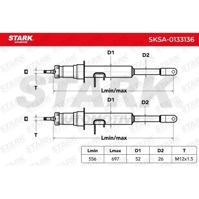 Amortyzator Stark SKSA-0133136 SKSA-0133136 - foto 7