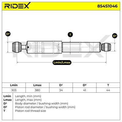 Amortyzator RIDEX 854S1046 854S1046 - foto 7