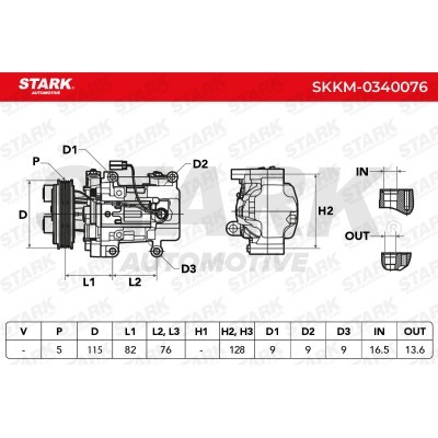 Sprężarka Klimatyzacji SKKM-0340076 - foto 5