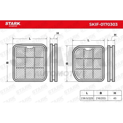 Filtr Kabinowy Stark SKIF-0170303 SKIF-0170303 - foto 6