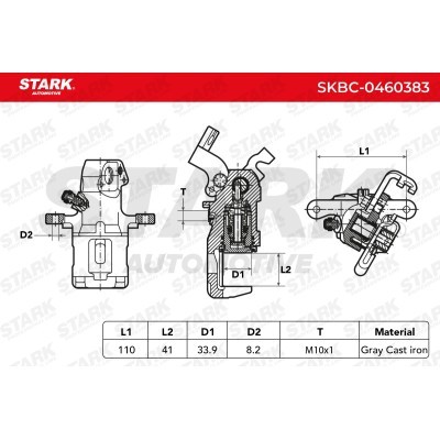 Zacisk Hamulcowy Stark SKBC-0460383 SKBC-0460383 - foto 7