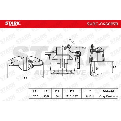 Zacisk Hamulcowy Stark SKBC-0460878 SKBC-0460878 - foto 5