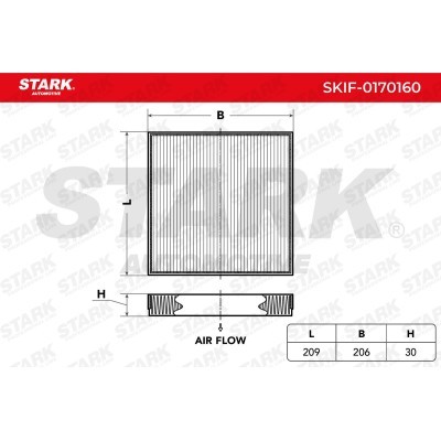 Filtr Kabinowy Stark SKIF-0170160 SKIF-0170160 - foto 6