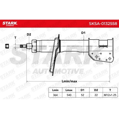 Amortyzator Stark SKSA-0132558 SKSA-0132558 - foto 3
