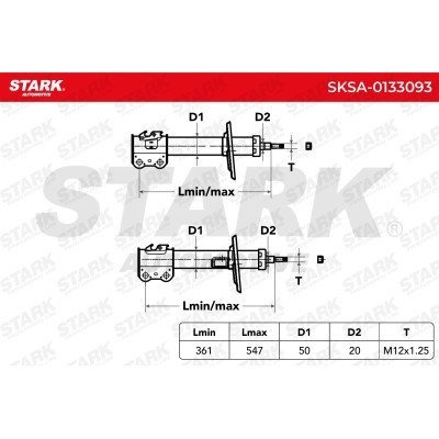 Amortyzator Stark SKSA-0133093 SKSA-0133093 - foto 7