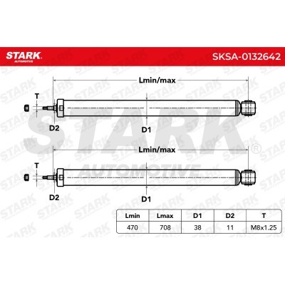 Amortyzator Stark SKSA-0132642 SKSA-0132642 - foto 3