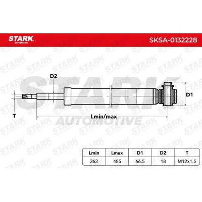 Amortyzator Stark SKSA-0132228 SKSA-0132228 - foto 6
