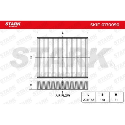 Filtr Kabinowy Stark SKIF-0170090 SKIF-0170090 - foto 4