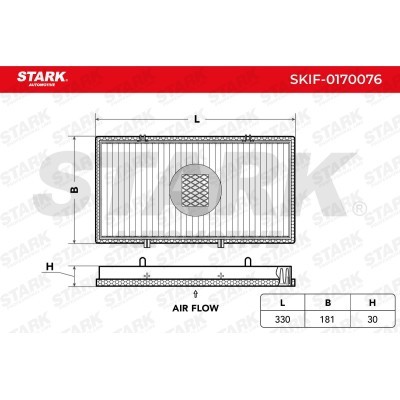Filtr Kabinowy Stark SKIF-0170076 SKIF-0170076 - foto 1