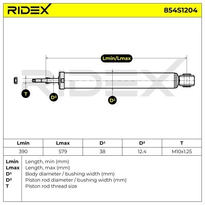 Amortyzator RIDEX 854S1204 854S1204 - foto 5