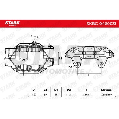 Zacisk Hamulcowy Stark SKBC-0460031 SKBC-0460031 - foto 4