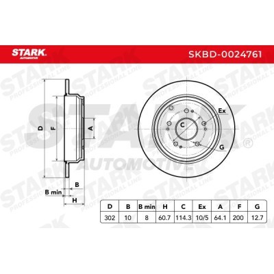 Tarcza hamulcowa Stark SKBD-0024761 SKBD-0024761 - foto 7