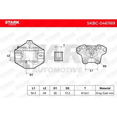 Zacisk Hamulcowy Stark SKBC-0461169 SKBC-0461169 - foto 6