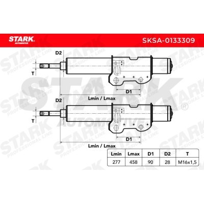 Amortyzator Stark SKSA-0133309 SKSA-0133309 - foto 4