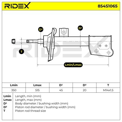 Amortyzator RIDEX 854S1065 854S1065 - foto 8