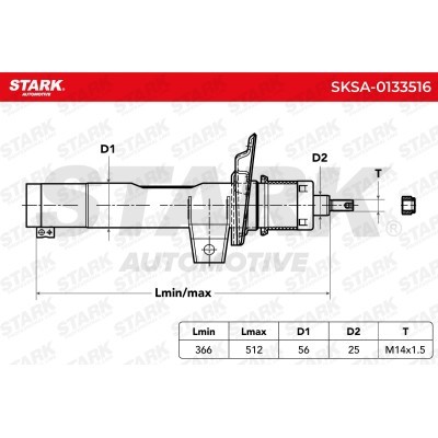 Amortyzator Stark SKSA-0133516 SKSA-0133516 - foto 6