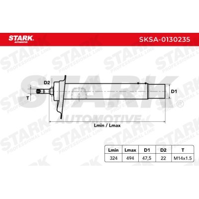 Amortyzator Stark SKSA-0130235 SKSA-0130235 - foto 3