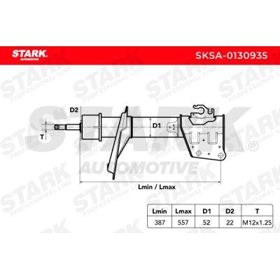 Amortyzator Stark SKSA-0130935 SKSA-0130935 - foto 3