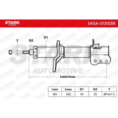 Amortyzator Stark SKSA-0131038 SKSA-0131038 - foto 3