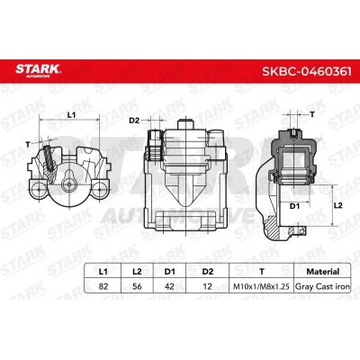 Zacisk Hamulcowy Stark SKBC-0460361 SKBC-0460361 - foto 6
