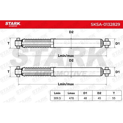 Amortyzator Stark SKSA-0132829 SKSA-0132829 - foto 4