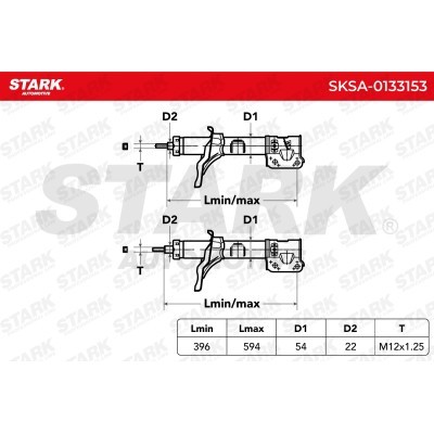 Amortyzator Stark SKSA-0133153 SKSA-0133153 - foto 5