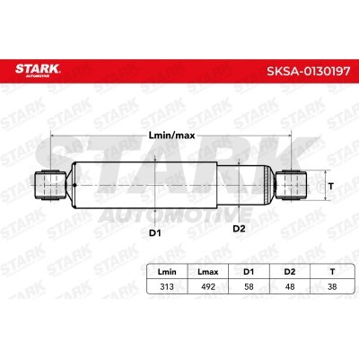 Amortyzator Stark SKSA-0130197 SKSA-0130197 - foto 3