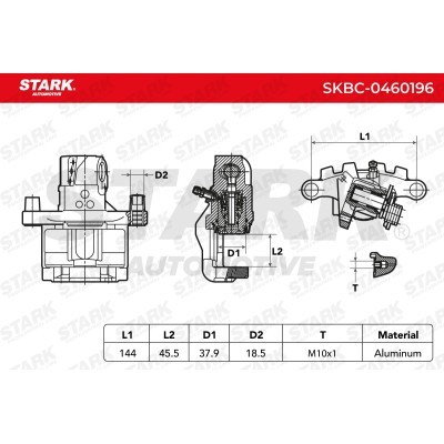 Zacisk Hamulcowy Stark SKBC-0460196 SKBC-0460196 - foto 5
