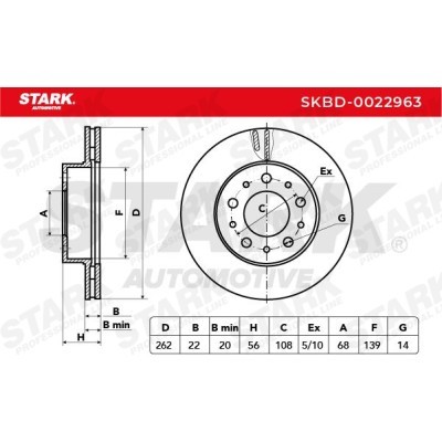 Tarcza hamulcowa Stark SKBD-0022963 SKBD-0022963 - foto 3