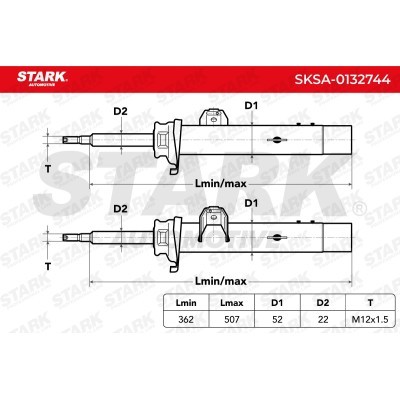 Amortyzator Stark SKSA-0132744 SKSA-0132744 - foto 7