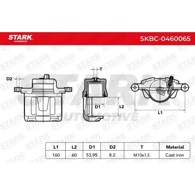 Zacisk Hamulcowy Stark SKBC-0460065 SKBC-0460065 - foto 4