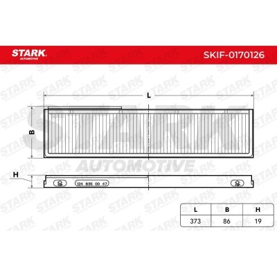 Filtr Kabinowy Stark SKIF-0170126 SKIF-0170126 - foto 3