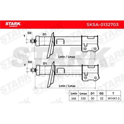 Amortyzator Stark SKSA-0132703 SKSA-0132703 - foto 4