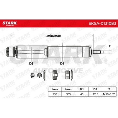 Amortyzator Stark SKSA-0131083 SKSA-0131083 - foto 3