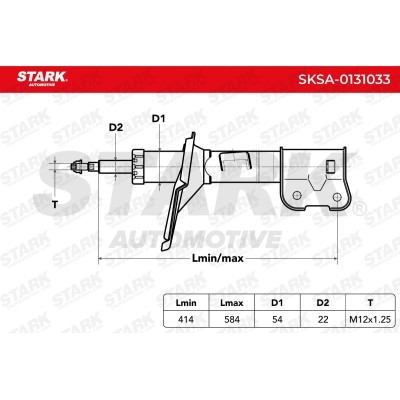 Amortyzator Stark SKSA-0131033 SKSA-0131033 - foto 2