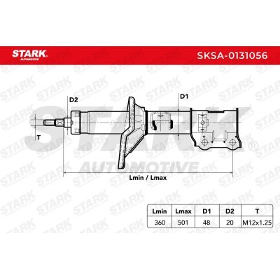 Amortyzator Stark SKSA-0131056 SKSA-0131056 - foto 9