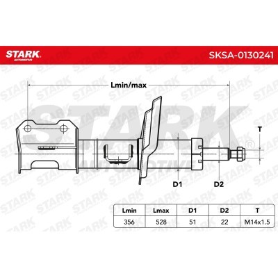 Amortyzator Stark SKSA-0130241 SKSA-0130241 - foto 3